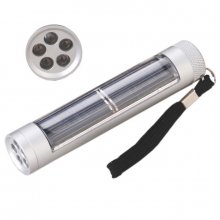 LED rechargeable solar torch light