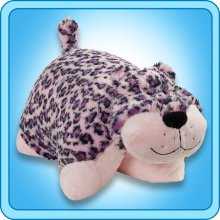 Lulu Leopard animal shaped lovely designed soft pillow pets suffed pillow pet